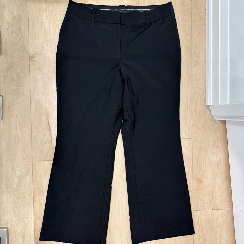 Ann Taylor Wool Wide leg Trousers